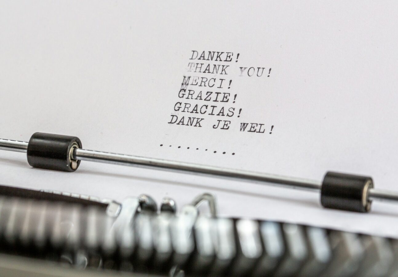 "Danke", Foto von Wilhelm Gunkel